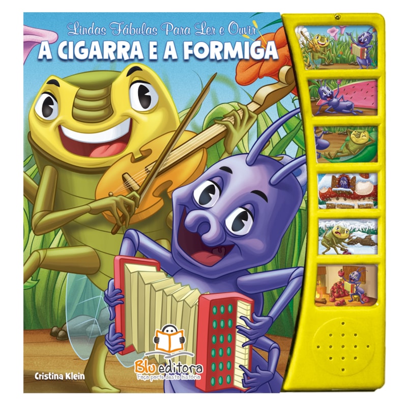 LINDAS FÁBULAS PARA LER E OUVIR: A CIGARRA E A FORMIGA