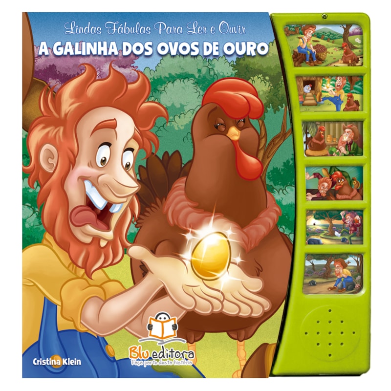 LINDAS FÁBULAS PARA LER E OUVIR: A GALINHA DOS OVOS DE OURO