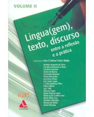 LINGUAGEM TEXTO DISCURSO - VOLUME 02