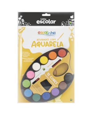 LINHA ESCOLAR LIVRO-KIT AQUARELA (ESCOLINHA)
