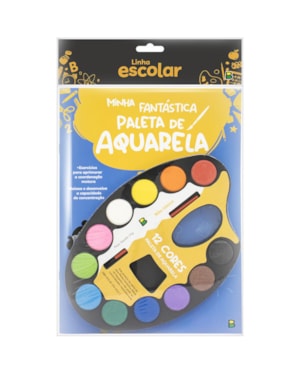 LINHA ESCOLAR MINHA FANTÁSTICA PALETA DE AQUARELA