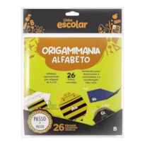 LINHA ESCOLAR ORIGAMIMANIA ALFABETO