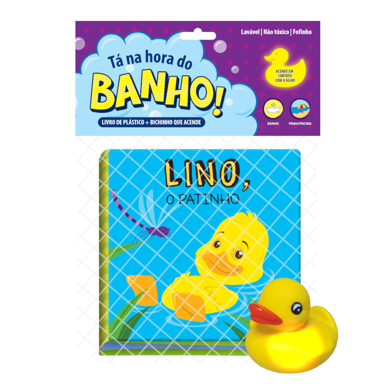 LINO, O PATINHO: TÁ NA HORA DO BANHO