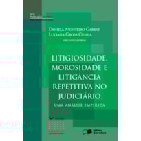 LITIGIOSIDADE, MOROSIDADE E LITIGÂNCIA REPETITIVA NO JUDICIÁRIO: UMA ANÁLISE EMPÍRICA - 1ª EDIÇÃO DE 2013