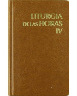 LITURGIA DE LAS HORAS IV - 20ª