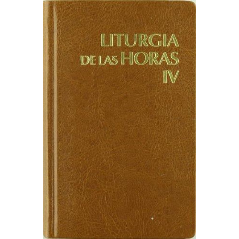 LITURGIA DE LAS HORAS IV - 20ª