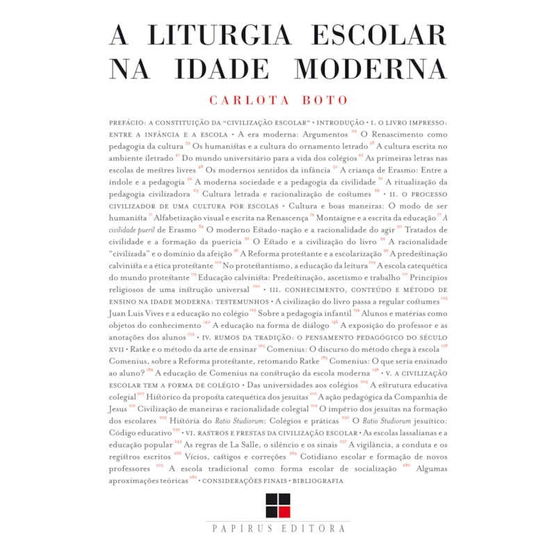 LITURGIA ESCOLAR NA IDADE MODERNA (A)