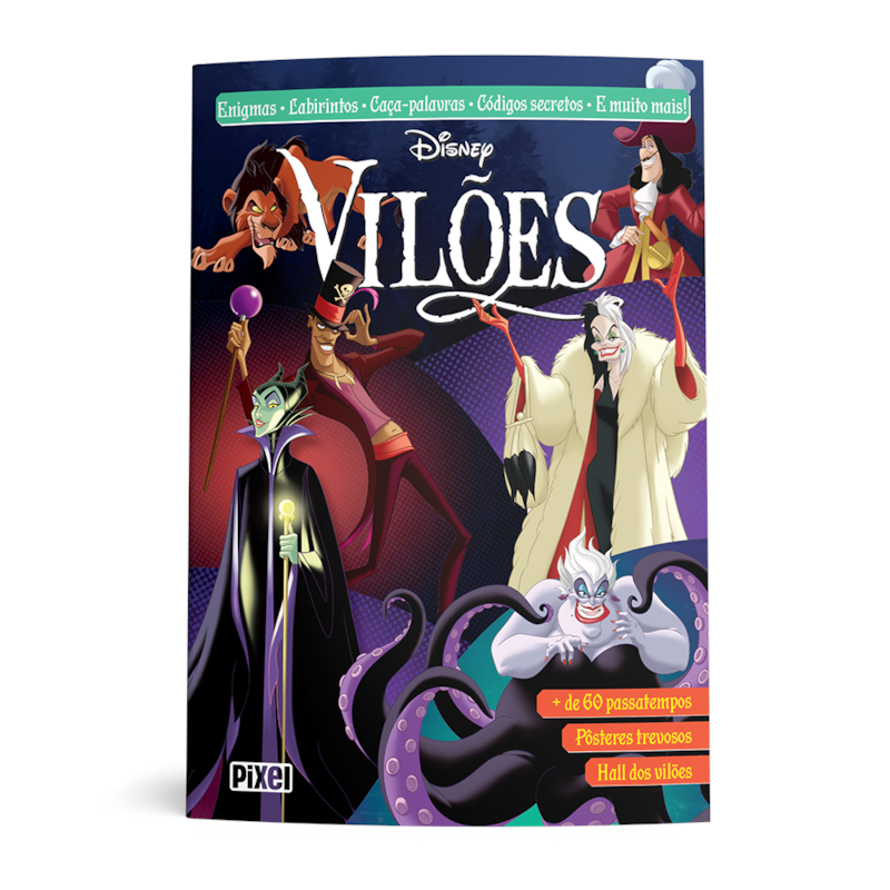 LIVRÃO VILÕES DA DISNEY