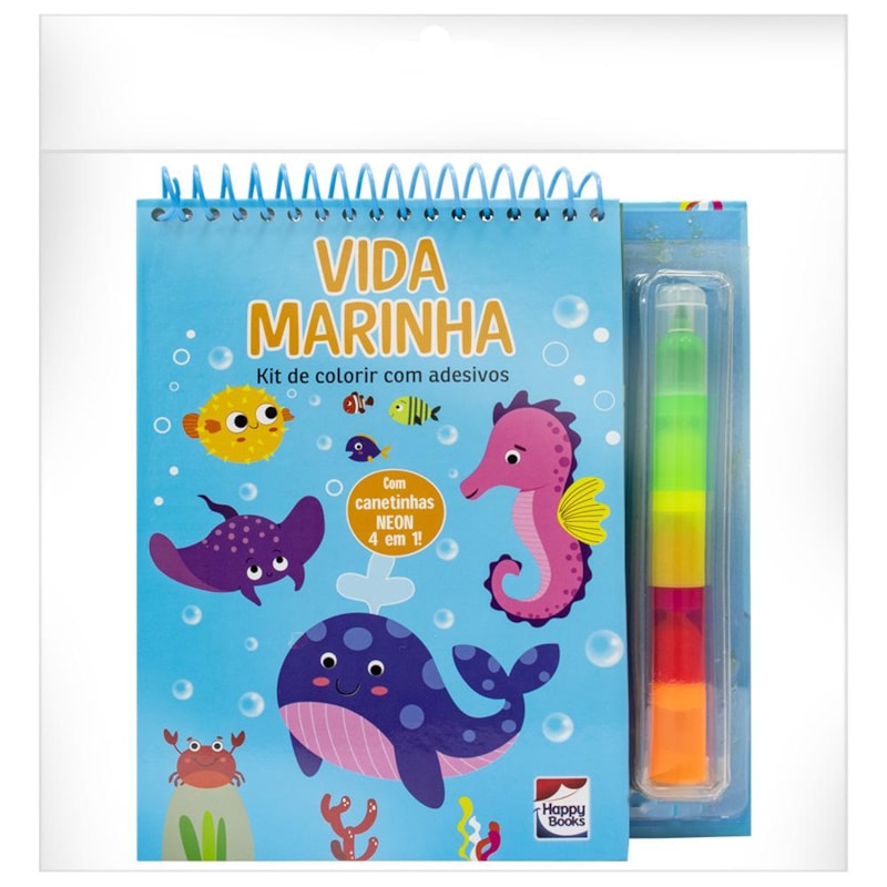 LIVRINHO 4 EM 1: VIDA MARINHA