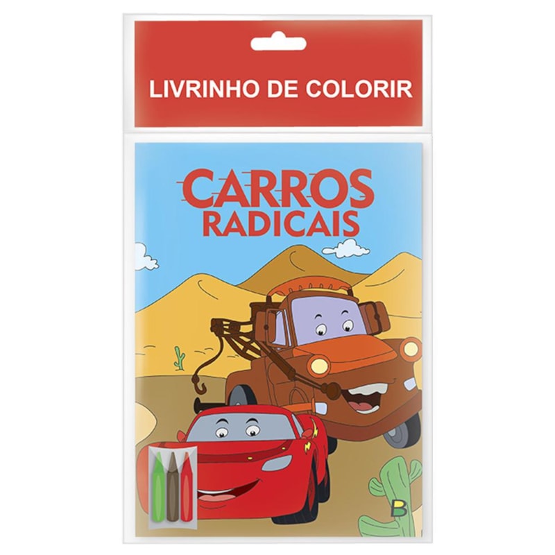 LIVRINHO DE COLORIR: CARROS RADICAIS