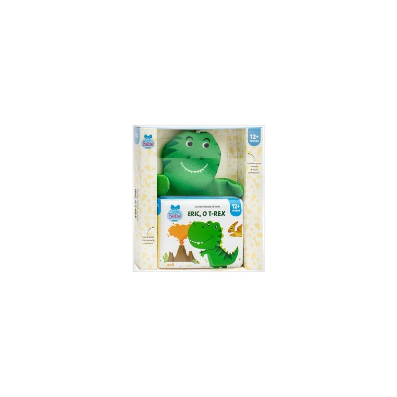 Livrinho fantoche de banho: Eric, o T-Rex