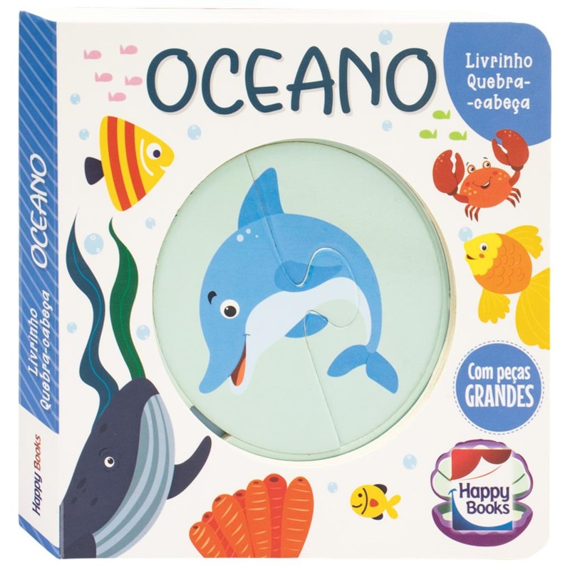 LIVRINHO QUEBRA-CABEÇA: OCEANO