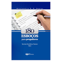 LIVRO 180 ESBOÇOS PARA PREGADORES VOL 1 LIVRO DE ESTUDOS