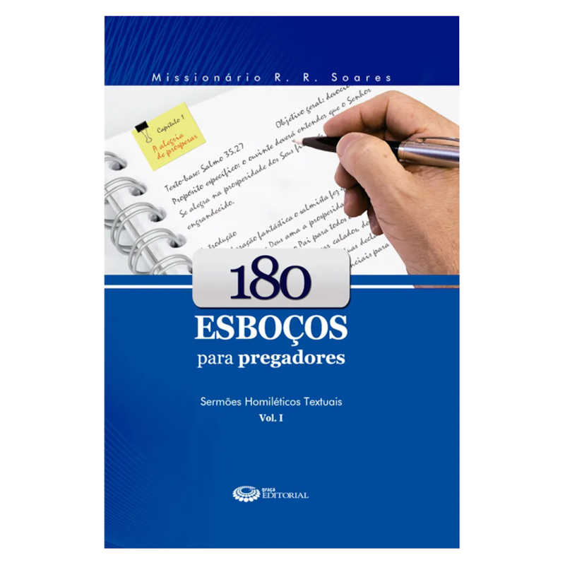 LIVRO 180 ESBOÇOS PARA PREGADORES VOL 1 LIVRO DE ESTUDOS