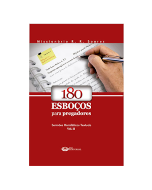 LIVRO 180 ESBOÇOS PARA PREGADORES VOL 2 LIVRO DE ESTUDO