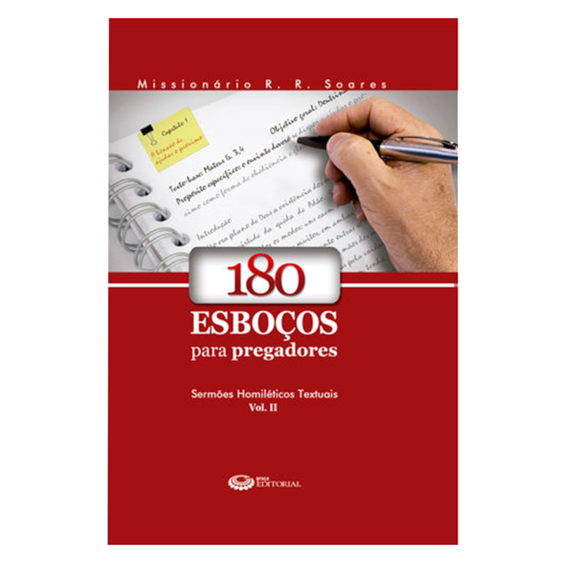 LIVRO 180 ESBOÇOS PARA PREGADORES VOL 2 LIVRO DE ESTUDO