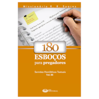 LIVRO 180 ESBOÇOS PARA PREGADORES VOL 3 SERMÕES HOMILÉTICOS E TEOLOGIAS!