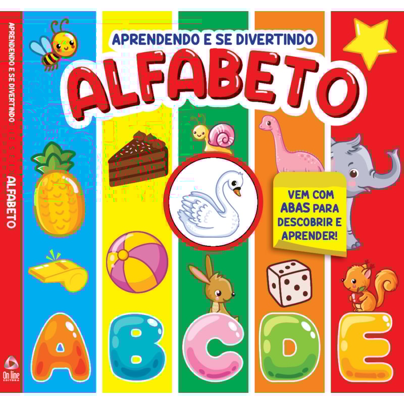LIVRO APRENDENDO E SE DIVERTINDO - ALFABETO