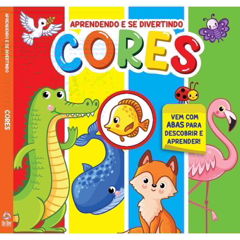 LIVRO APRENDENDO E SE DIVERTINDO - CORES