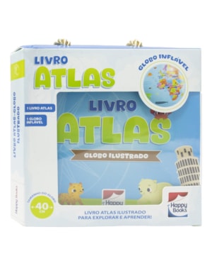 LIVRO ATLAS-GLOBO ILUSTRADO