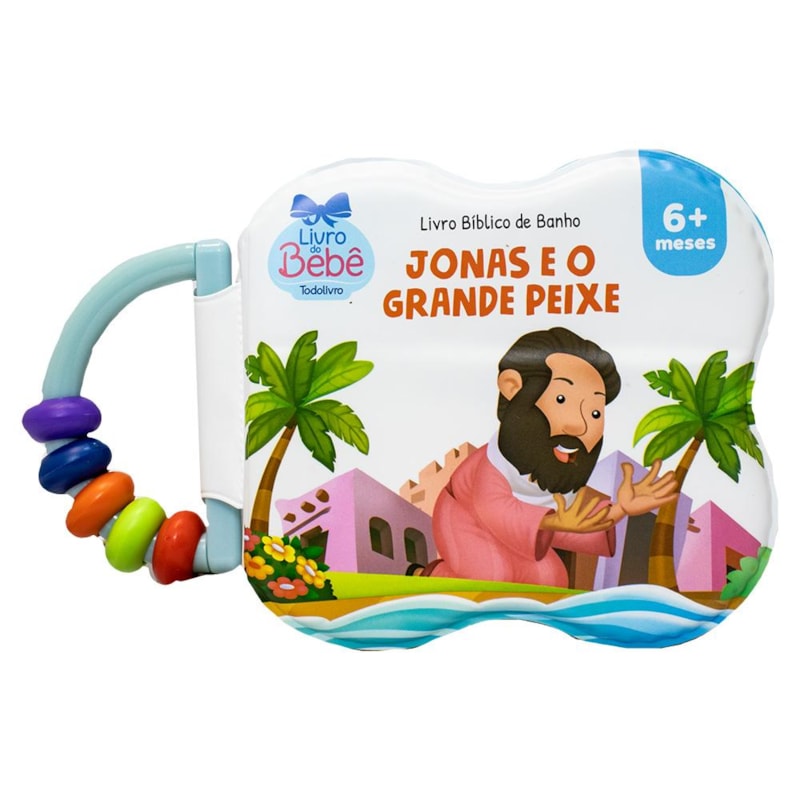 LIVRO BÍBLICO DE BANHO: JONAS E O GRANDE PEIXE