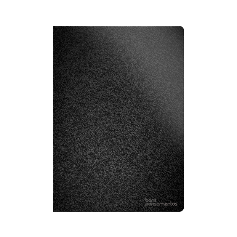 LIVRO BONS PENSAMENTOS - PRETO: REGISTRE CADA MOMENTO COM #BONSPENSAMENTOS.