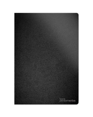 LIVRO BONS PENSAMENTOS - PRETO: REGISTRE CADA MOMENTO COM #BONSPENSAMENTOS.