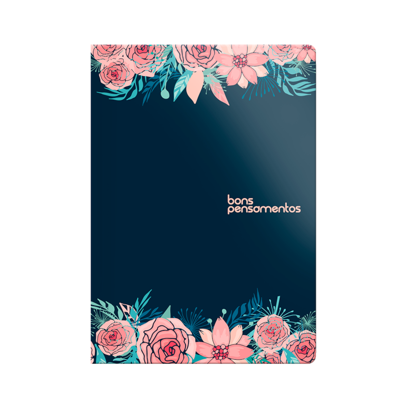 LIVRO BONS PENSAMENTOS - ROSAS: REGISTRE CADA MOMENTO COM #BONSPENSAMENTOS.