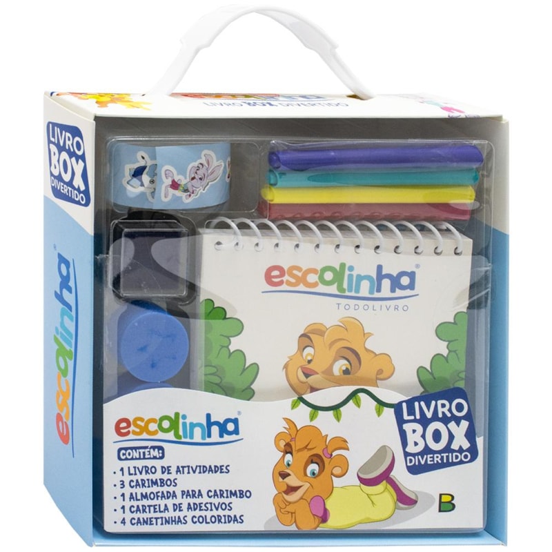 LIVRO-BOX DIVERTIDO! ESCOLINHA