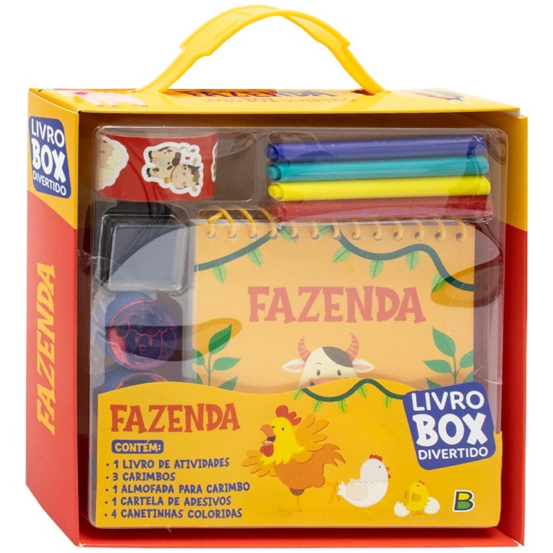 LIVRO-BOX DIVERTIDO! FAZENDA
