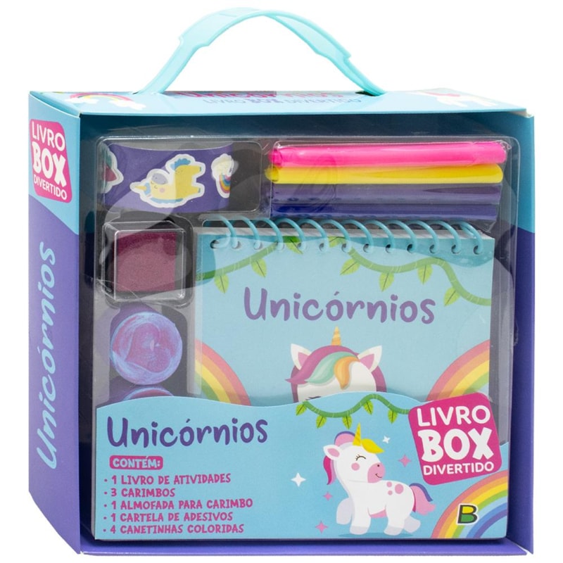 LIVRO-BOX DIVERTIDO! UNICÓRNIOS