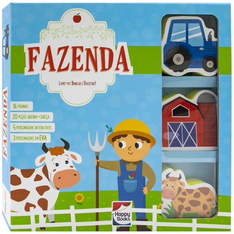 LIVRO BRINCAR É DIVERTIDO! FAZENDA