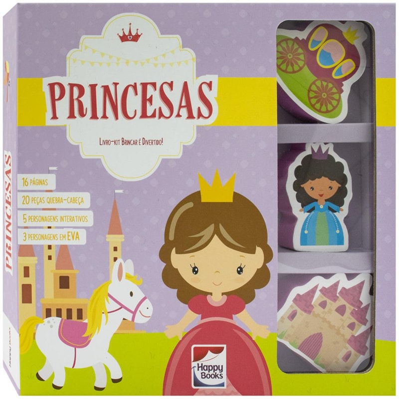LIVRO BRINCAR É DIVERTIDO! PRINCESAS