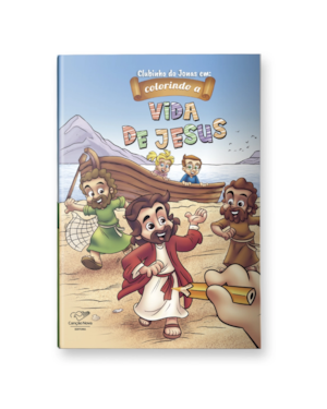 LIVRO CLUBINHO DO JONAS EM - COLORINDO A VIDA DE JESUS