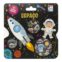 LIVRO COM ADESIVOS FOFINHOS: ESPAÇO