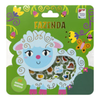 LIVRO COM ADESIVOS FOFINHOS: FAZENDA
