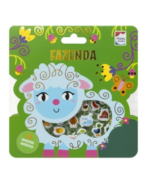 LIVRO COM ADESIVOS FOFINHOS: FAZENDA