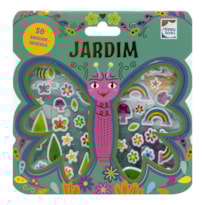 LIVRO COM ADESIVOS FOFINHOS: JARDIM