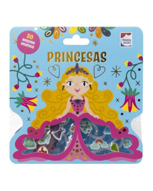 LIVRO COM ADESIVOS FOFINHOS: PRINCESAS