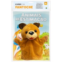 LIVRO COM FANTOCHE: ANIMAIS DE ESTIMAÇÃO