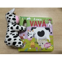 Livro com pelúcia - A vaca Vavá