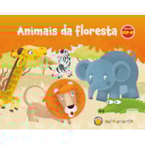 Livro com pop-up - animais da floresta