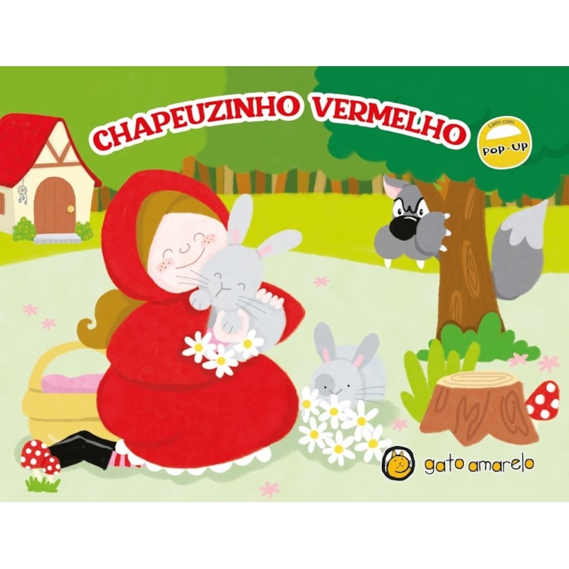 Livro com pop-up - chapeuzinho vermelho