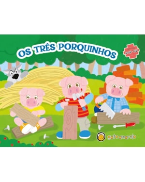 Livro com pop-up - os três porquinhos