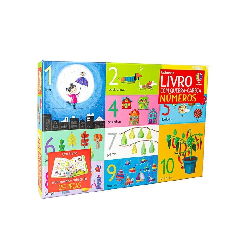 LIVRO COM QUEBRA-CABEÇA - NÚMEROS