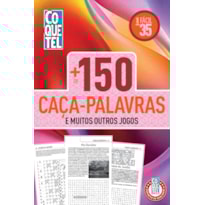 LIVRO COQUETEL + 150 CAÇA-PALAVRAS 35: NÍVEL FÁCIL