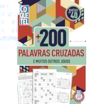 LIVRO COQUETEL + 200 PAL CRUZ MÉDIO 40
