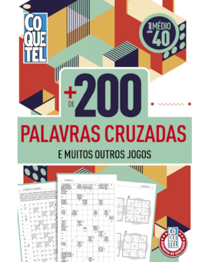 LIVRO COQUETEL + 200 PAL CRUZ MÉDIO 40
