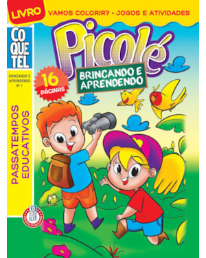 LIVRO COQUETEL BRINCANDO APRENDENDO 1
