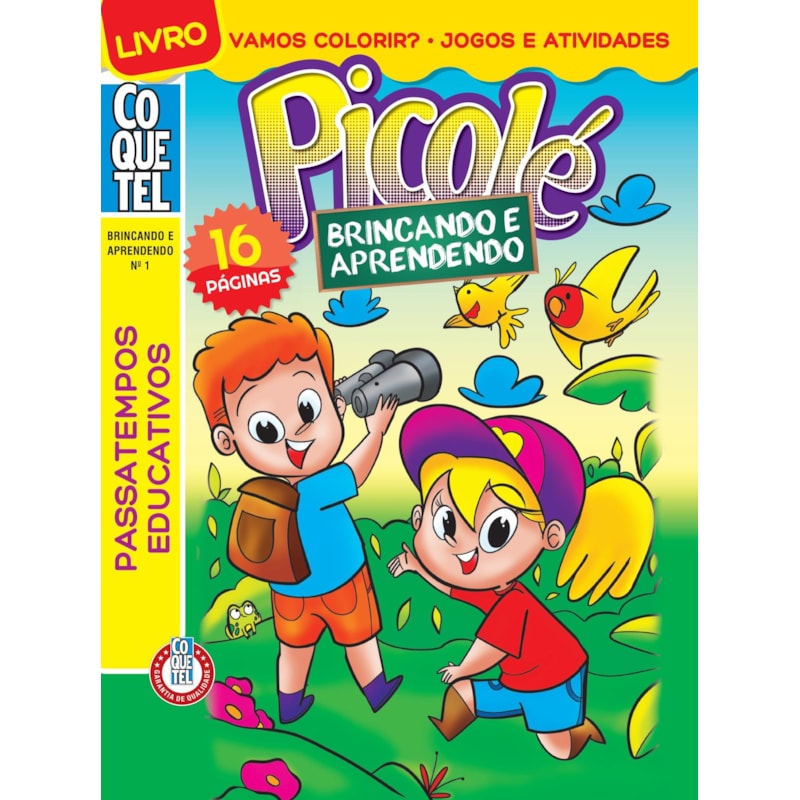 LIVRO COQUETEL BRINCANDO APRENDENDO 1